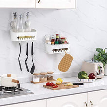 U-A Doccia Caddy Ventosa Doccia Shelf Nessuna Perforazione Heavy Duty Max Hold 10 kg Doccia Carrello di aspirazione Shampoo Supporto per Bagno Cucina Doccia Tidy Organizer