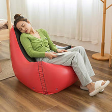 POHOVE - Divano gonfiabile pieghevole, in PVC, comodo divano gonfiabile, design ergonomico, per adulti e bambini