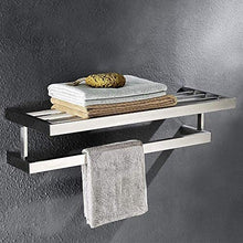 AINIYF Bagno Bagno Doccia mensola portasciugamani Bagagli a Parete in Acciaio Inox 304 2 Tiers Rod Punch Installazione Hanging (Dimensioni: 600x150x232mm)