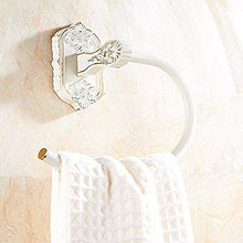 PYROJEWEL Bar Parete Rail a Parete Rack Rail Appendiabiti Un Ciondolo Cotto Anello Vernice Bianca mensola da Bagno