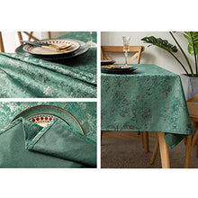 Tovaglia Rettangolare Tovaglia Verde Tovaglia Lavabile Resistente Alle Macchie Tovaglie Da Pranzo a Buffet Ristorante Per Banchetti Festa Per Le Feste
