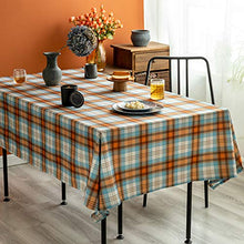 Tovaglia a Reticolo Rettangolare Per Tovaglia Impermeabile, Tovaglia Resistente Ai Liquidi E Lavabile, Tovaglia Per La Casa, Soggiorno, Cucina, Decorazione