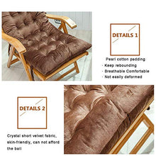 ZHBH - Cuscino per sedia a dondolo da appendere, impermeabile, addensato da appendere, per patio, giardino, multicolore a scelta, 90 x 120 cm