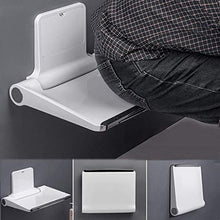 Z-SEAT Sgabello da Bagno Pieghevole Sgabello da Ingresso Contro Il Muro può sopportare un'installazione di Fori da 200 kg Antiscivolo e Senza accumulo di Acqua Angoli arrotondati Bag