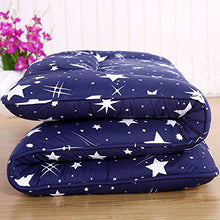 MSM Giapponese Materasso A Pavimento Shikibuton,Stampato Pavimento Sleeping Pad,100% Cotone Futon Roll Up Portatile Campeggio Materasso Fenicottero 120x200cm/47x79inch