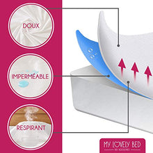 My Lovely Bed - Proteggi Materasso | Coprimaterasso Impermeabile - Singolo (90x190/200 cm) - Compatibile King Size - Traspirante - con Angoli - Elastico e Silenzioso