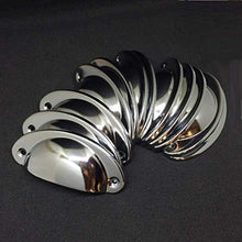 12 Half-Moon Linc Ley Shell Handles, Cassettiera Retro Cassetto Cassetto Maniglie, Armadio antico Cassettiera Cassettiera Cassettiera Cassettiera Cassettiera Maniglia Maniglia Manopola 82mm × 35mm