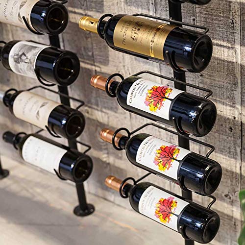 YWYW Portabicchieri da Vino Sospensione Decorazione retrò Portabottigl –  Arredi Casa