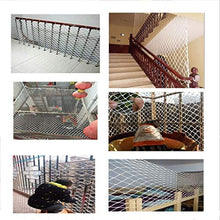 Protective net decoration / Ringhiera netto Calcio rete anti-cat Rope Net Foto decorazione della parete netto Stair Rete di sicurezza nylon bianco Net Costruzione rete di sicurezza spessore 6 mm Grigl