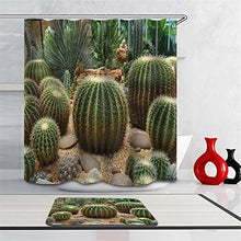LIYAN Combinazione Bagno. Immagini Chiare E Colori Vivaci Rendono Il Tuo Bagno Pieno di Vita. Accessori da Bagno. Piante del Deserto. Cactus.