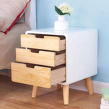 Comodino comodino nordico semplice moderno comodino piccolo armadietto camera da letto in legno massello comodino armadio bello (colore, C), A