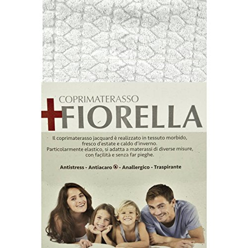 Coprimaterasso Spugna Jacquard Fiorella MAXI