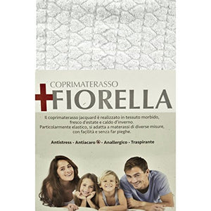 Coprimaterasso Spugna Jacquard Fiorella MAXI