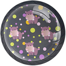 Toy Baby Behemoth and Circles Pomelli per Porta Set di 4 Pomelli per Mobili Manopole per Cassetti Cucina Armadio Vetro