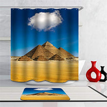 LIYAN Combinazione Bagno. Immagini Chiare E Colori Vivaci Rendono Il Tuo Bagno Pieno di Vita. Accessori da Bagno. Il Deserto. Piramidi Egiziane.
