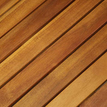 vidaXL Legno Massello di Acacia Set da Bistrò con Cuscini 7 pz Tavolo e Sedie