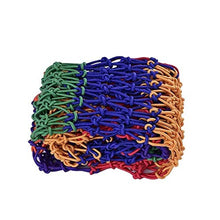 WEIFAN Rete di Sicurezza per Bambini, Tessuto a Mano per Uso Domestico Decorazione a Colori per Asilo Nido Anti-Caduta Scale di Protezione per Balcone Recinzione Anti-Caduta Rete in Nylon