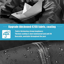 Fodere per mobili da giardino impermeabili 210x110x70cm, fodere per tavoli e sedie da patio Rettangolari impermeabili, copertura per esterni, pioggia e neve antipolvere antivento, tessuto resiste