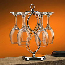 Sebasty Supporto for Bicchiere da Vino in Ferro Calice Staffa for Vino Decorazione da Parete Infinity Symbol Ornament
