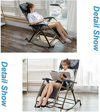 Sedia a dondolo pieghevole da giardino per adulti relax relax | sdraio sdraio sdraio sdraio sdraio con cuscini