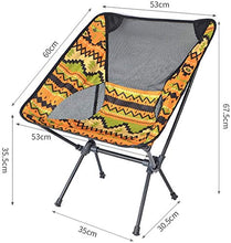 JUNC. Sedia da Campeggio Fishing Picnic Sedile Picnic Lightweight BBQ Pieghevole Pieghevole Resistenza a Compressione Portafoglio da Esterno Picnic Escursionismo Campeggio