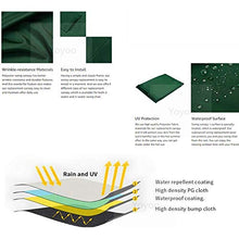 Yoyoo - Copertura di ricambio per dondolo da giardino a 3 posti, per giardino, patio, veranda, cortile