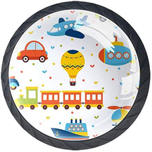 Trasporto colorato Pomelli per Porta Set di 4 Pomelli per Mobili Manopole per Cassetti Cucina Armadio Vetro