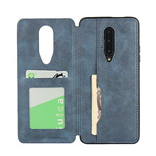 Custodia a portafoglio per OnePlus 7 Pro (blu)