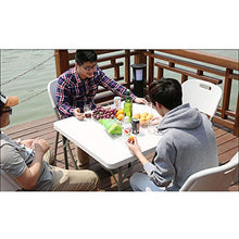 YRC Salva Spazio Tavolo Pieghevole Quadrato Tavolo da Pranzo per Uso Domestico Piccola scrivania all'aperto Picnic Artifatto Anti-Rust Craft Table .2021 Ultime. (Color : Black)