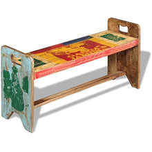 SENLUOWX Panca Colla Legno massello Riciclato, Un Uso emicrania, 100 x 30 x 50 cm