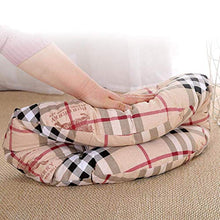 Cuscino per sedile rotondo per esterni per interni, cuscini per sedie trapuntati Cuscini per tappetini addensati per mobili Cuscini per sedili Papasan imbottiti traspiranti-blu L50xh50cm (20x20In)