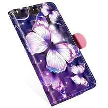 Saceebe Compatibile con Huawei Y9 2018 Custodia Pelle Cover a Libro 3D Custodia in Pelle con Cordino Portafoglio Flip Case PU Custodia Pelle Cover Protettivo Bumper Morbido,Farfalla#4