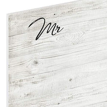 Marchio Amazon - Movian, testiera in stile moderno, modello Kolva, 2,2 x 160 x 110 cm, con stampa "Mr & Mrs"