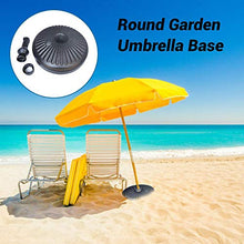 Base per ombrellone rotonda, base per ombrellone riempita ad acqua Portaombrelli Portaombrelli resistente per ombrellone da giardino
