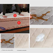Tappetino per dormire spesso impermeabile,coprimaterasso trapuntato in cotone lavato,pieghevole Cuscino futon giapponese traspirante Copriletto reversibile antiscivolo imbottito-marrone Completo