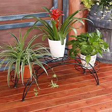 Mensole Portafiori Eleganti in Metallo ad Arco in Metallo con Supporto da Giardino, O&YQ