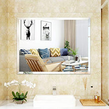 Wubing Specchio da Bagno Specchio Gratuito Punzonatura Specchiera da Bagno Specchio per vetri Specchio da Bagno a Prova di Esplosione per Realizzare Il Tuo Bellissimo Specchio