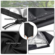 Copertura per Sedie da Giardino, Impermeabile in 210d Oxford Telo Coprisedie da Esterno Resistente, Coperture per Sedie Pieghevoli per Esterni, Anti UV/Pioggia/Vento, 89 * 89 * 120/89cm, Nero