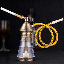 GSYH Creativo Shisha, Filtro Fumare Narghilè Fumo Tubo di Acqua per Il Partito Family Dining,Nero