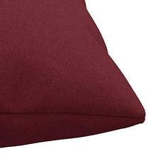Buyounger Cuscini Decorativi 4 pz Rosso Vino 50x50 cm in Tessuto