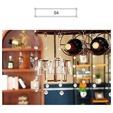 Nfudishpu Portabottiglie, Materiale in Ferro battuto Portabottiglie in Vetro Appeso Portabottiglie Appeso Creativo Bar in Vetro Alto Cucina Cucina Decorazione Domestica l'archiviazione Domestica