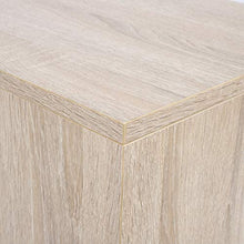 Comodino con 2 Cassetti- Tavolino per la Camera da Letto Moderno, comodino in legno con due cassetti, 43 x 35 x 46.5 cm