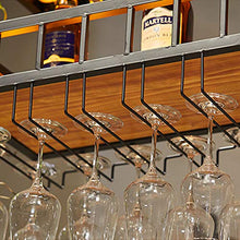 FSGD Porta Bicchiere da Vino Creativo Porta Calice Alto Invertito semplicità Portabottiglie da Appendere a Soffitto per Cucina Bar Ristorante,with Light