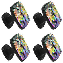 Farfalla arcobaleno 4 PCS Pomelli per Porta, Pomolo per Mobile, Pomelli per Mobili con Viti, Maniglia per Armadietto, Pomelli per Porta, Pomelli per Cassetti per Porta, Armadio, Cassetto e Credenza