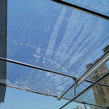 XIAOZHEN Vele Parasole Teli protettivi per Piante Addensare Trasparente Impermeabile Panno Balcone Pioggia Shield Domestica PVC Tent Garden (Color : Clear, Size : 3m*5m)