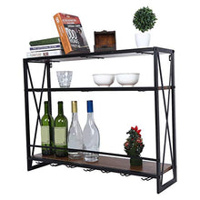 Emoshayoga Portabottiglie per Vino Scaffale per Vino Scaffale per Vino Design Semplice in Ferro per Uso Bar Domestico