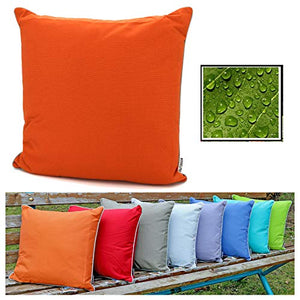 fashion and joy 551, cuscino decorativo effetto loto, per salotto all’aperto, 45 x 45 cm, resistente alle intemperie e allo sporco, struttura idrorepellente, da giardino