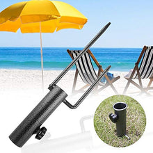 Base per ombrellone,Delaman supporto ombrellone da spiaggia di sabbia Basi Ancoraggio a terra Parasole gravità Supporto viti