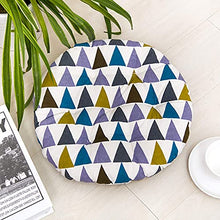 eewopjkj Cuscino per Sedile Rotondo Set di 4 Cuscini per Sedia Cuscino Edizione Bordo Sedile 40 x 40 cm Cuscino per Sedia da Giardino poggiapiedi da Giardino Balcone terrazza Altezza