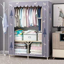 Rollsnownow - Armadio in tessuto non tessuto, per camera da letto, mobili, armadietti, appendiabiti, mensole per riporre oggetti, colore: A, dimensioni: 110 x 45 x 160 cm